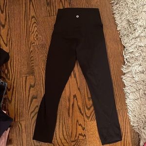 lululemon black leggings size 2